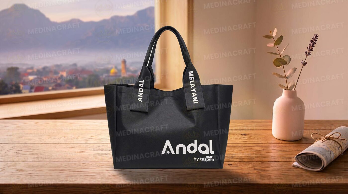 custom logo goodie bag andal by taspen